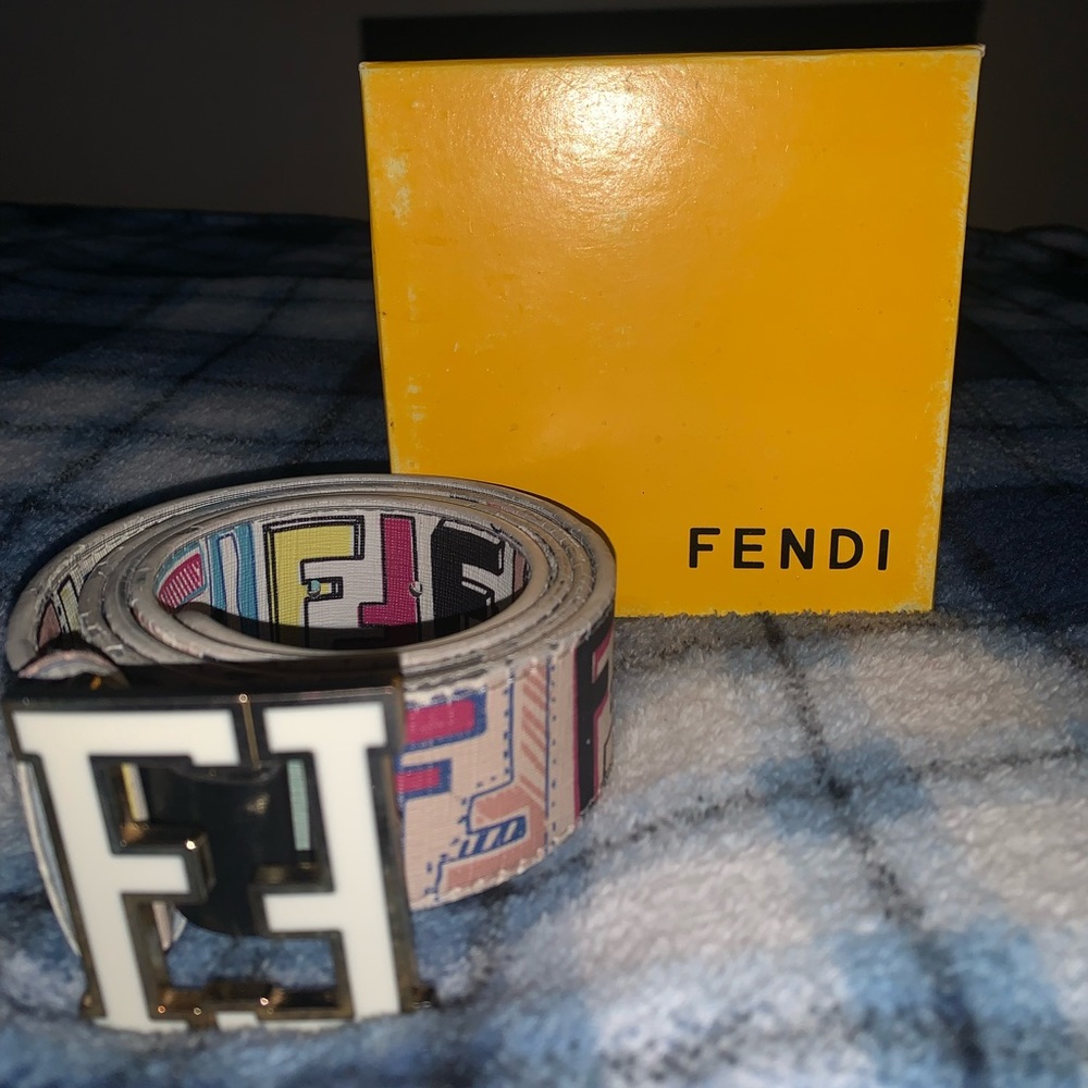 Fendi multicolor belt